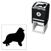 Collie Silhouette Permastempel (Beispiel)