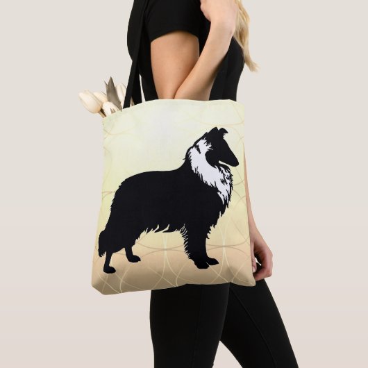 Collie-Silhouette Tasche (Von Nahem)