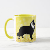Collie Silhouette Tasse (Links)