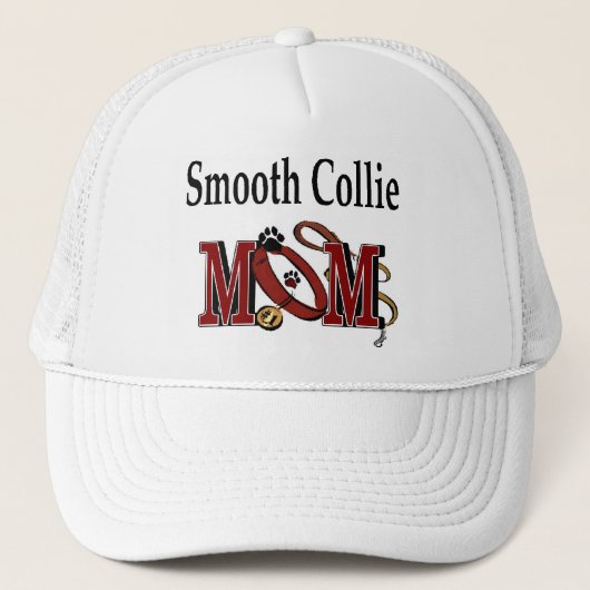 Collie Smooth Mama Hat Truckerkappe (Vorderseite)