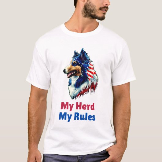Collie T-Shirt (Vorderseite)