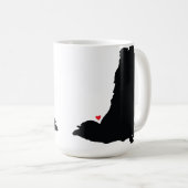 Collie-Tasse Kaffeetasse (VorderseiteRechts)