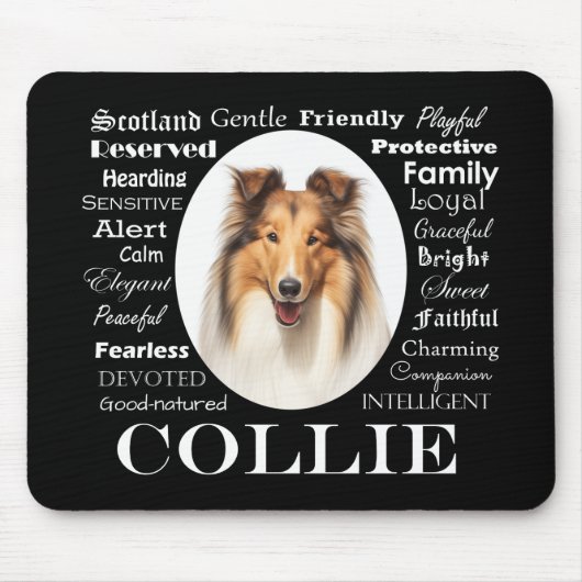 Collie Traits Mousepad (Vorne)