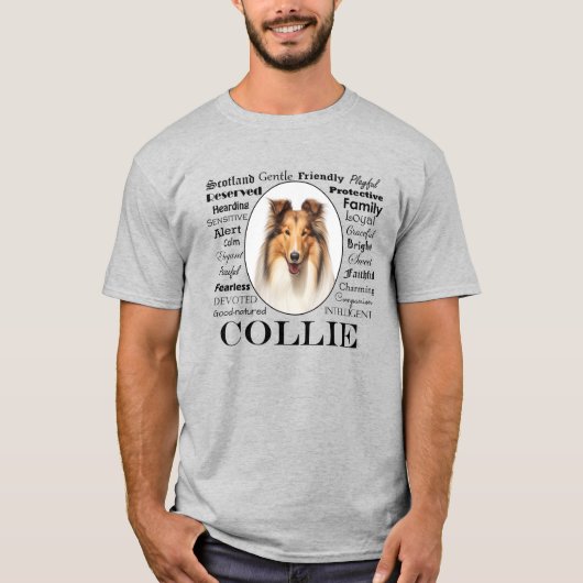 Collie Traits T-Shirt (Vorderseite)