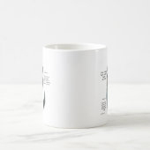 Collie (tri glatt) History Design Kaffeetasse (Mittel)