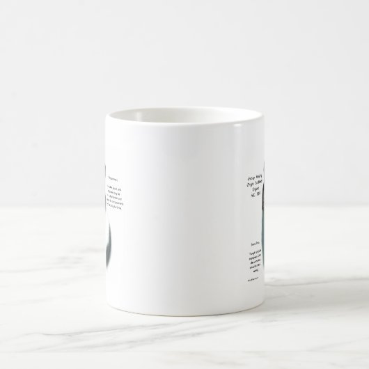 Collie (tri glatt) History Design Kaffeetasse (Mittel)