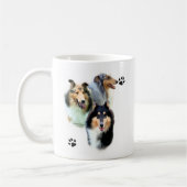 Collie Trio Kaffeetasse (Links)