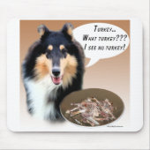 Collie Turkey Mousepad (Vorne)