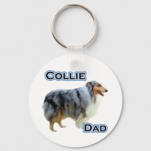 Collie Vater 4 - Schlüsselanhänger (Vorderseite)