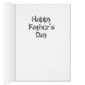 Collie Vater Grußkarte (Innen (Rechts))