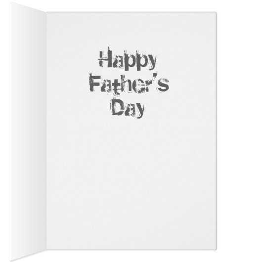 Collie Vater Grußkarte (Innen (Rechts))