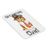 Collie Vater Magnet (Rechte Seite)