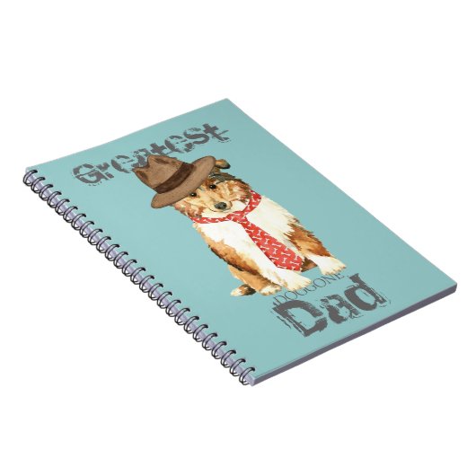 Collie Vater Notizblock (Rechte Seite)