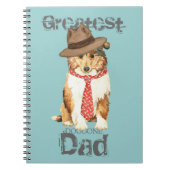 Collie Vater Notizblock (Vorderseite)