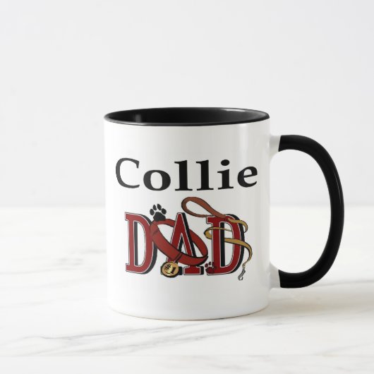 Collie Vater Tasse (Rechts)