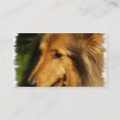 Collie-Visitenkarte Visitenkarte (Rückseite)