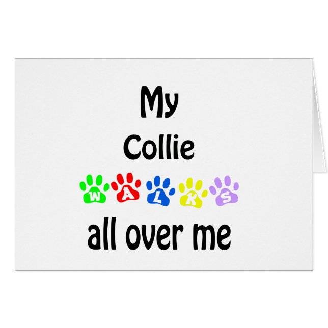 Collie Walks Design (Vorderseite (Horizontal))