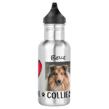 Collie Water Flasche Dose Lovers
