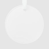 Collie-Weihnachtsbaumschmuck Ornament (Rückseite)