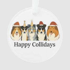 Collie-Weihnachtsbaumschmuck Ornament