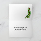 Collie-Weihnachtskarte Feiertagskarte (Innenseite)