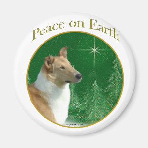 Collie Weltfrieden Magnet