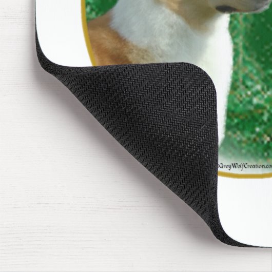 Collie Weltfrieden Mousepad (Ecke)