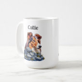 COLLIE - wir lieben Collies Kaffeetasse (Vorderseite Links)