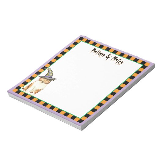 Collie Witch Notizblock (Rotiert)