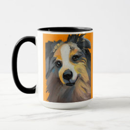 Collie | Zwei-Tonen-Tasse, 15 oz Tasse
