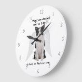 Colliese an den Grenzen sind Engelsenzähler Große Wanduhr (Winkel)