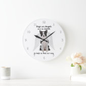 Colliese an den Grenzen sind Engelsenzähler Große Wanduhr (Zuhause)