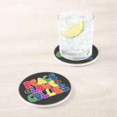 Colliese zur Liebe des Friedens Getränkeuntersetzer (Seite)