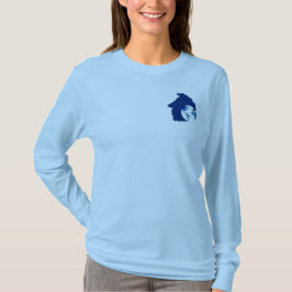 ColliesWithoutBorders-Logo auf Langarmshirt T-Shirt