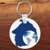 ColliesWithoutBorders logo Schlüsselanhänger (Rückseite)