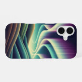 Collines Aurora Retro iPhone 16 Hülle (Rückseite (Horizontal))