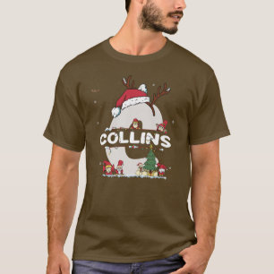 Collins Christmas w Collins Name für lustige Xmas T-Shirt