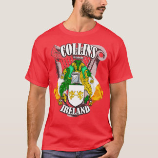 Collins Familienname Englisch und Irisch T-Shirt