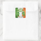 Collins Irish Shield Quadratischer Aufkleber (Tasche)