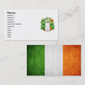 Collins Irish Shield Visitenkarte (Vorne/Hinten)