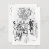 Collins und Charlotte waren stehend Postkarte (Vorne/Hinten)