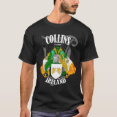 Collins Wappen Coat of Arms *Add Location* T-Shirt (Vorderseite)