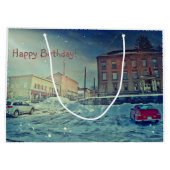 Collinsville Birthday Große Geschenktüte (Rückseite)