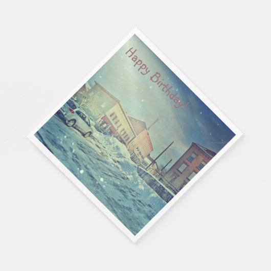 Collinsville Birthday Serviette (Ecke)