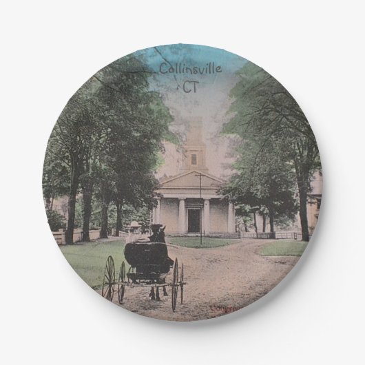 Collinsville Congregational Church Paper Plate Pappteller (Vorderseite)