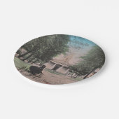 Collinsville Congregational Church Paper Plate Pappteller (Schrägansicht)