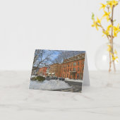 Collinsville Connecticut Notecard Karte (Gelbe Blume)