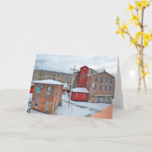 Collinsville Connecticut Notecard Karte (Gelbe Blume)