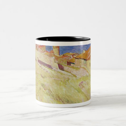 Collioure Landschaft Zweifarbige Tasse (Mittel)