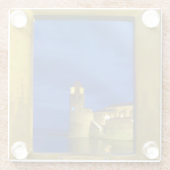 Collioure Lighthouse Glasuntersetzer (Rückseite)